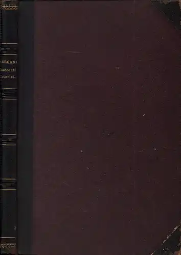 Vergani, Angelo: Racconti istorici ad uso degli studiosi della lingua italiana. 13. ed., colla giunta de' racconti scelti da Compagni, Matteo Villani, Machiavelli, Guicciardini, Giambulari, Ammirato, Davanzati, Bartoli, Giannone, Colletta, Botta, Manzoni 