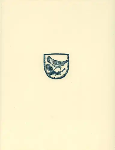 EXLIBRIS Nr. 9. Holzschnitt. 1 von 200 nn. Exemplaren, Weber, A. Paul