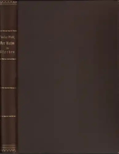 Wehl, Feodor: Der Ruhm im Sterben. Ein Beitrag zur Legende des Todes. 