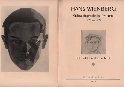 Wienberg, Hans: Gebrauchsgraphische Produkte 1924-1927. Der Schönheit gewidmet. (Mit einem Vorwort von Heinrich Joachim). 