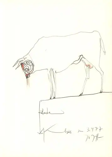 Janssen, Horst: Die Kopie. In Zusammenarbeit mit der Griffelkunst hrsg. von Gerhard Schack. 