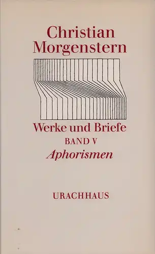 Morgenstern, Christian: Aphorismen. (Hrsg. von Reinhardt Habel). 
