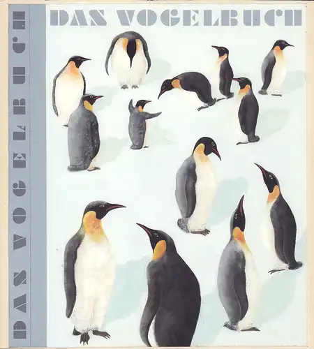 Umschlagentwurf für ein ornithologisches Buch. Farbige Original-Gouachemalerei. 