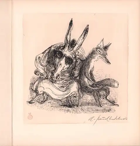 Kritischer Kalender 1965. 27 Lithographien von A. Paul Weber. JAHRGANG 7. 