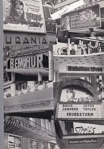 Filmtheater in der Freien und Hansestadt Hamburg. Saison 1961/62. (Zusammengestellt u. bearb. in Verbindung mit den Hamburger Film-Theatern unter Red. von Gerd Georg Kretschmer). 