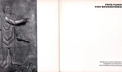 Fleer, Fritz: Vier Bronzetüren. Einführung von Heinz Spielmann. [Mit 2 Beigaben]. 