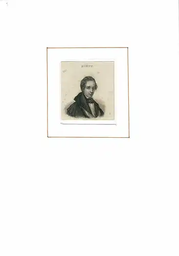 PORTRAIT Theodor Mundt. (1807 [recte 1808] Potsdam - 1861 Berlin. Deutscher Schriftsteller). Schulterstück im Halbprofil. Stahlstich, Mundt, Theodor