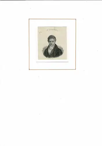 PORTRAIT Daniel O'Connell. (1774 [recte 1775] Carhen bei Cahersiveen, County Kerry - 1847 Genua. Irischer Politiker). Schulterstück im Dreiviertelprofil. Stahlstich, O'Connell, Daniel