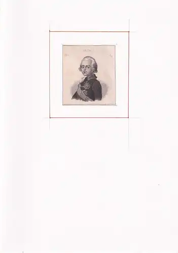 PORTRAIT Paul I. (1754 Sankt Petersburg - 1801 ebenda. Russischer Zar).  Schulterstück im Halbprofil. Stahlstich, Paul I
