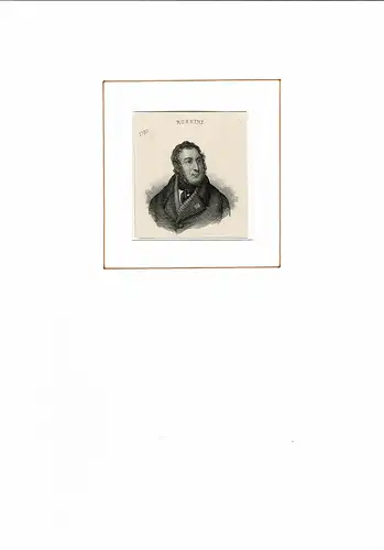 PORTRAIT Gioachino Rossini. (1789 [recte 1792] Pesaro - 1868 Passy, Paris. italienischer Komponist). Schulterstück im Halbprofil. Stahlstich, Rossini, Gioachino
