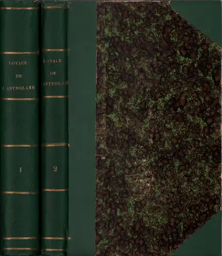 Lesson, A. /  Richard, A: [Voyage de l'Astrolabe, 2me division] Botanique. Voyage de découvertes de l'Astrolabe, exécuté par ordre du Roi, pendant les années 1826 - 1827 - 1828 - 1829, sous le commandement de M. J. Dumont dUrville. 2 Bde. 