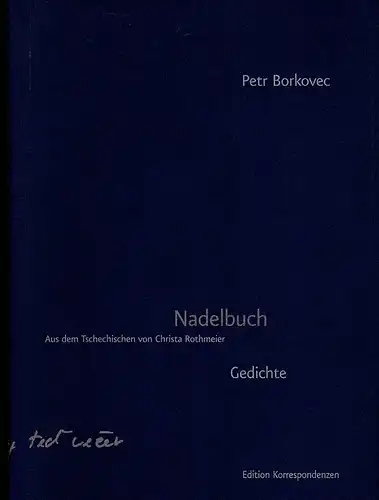 Borkovec, Petr: Nadelbuch. Aus dem Tschechischen von Christa Rothmeier. 