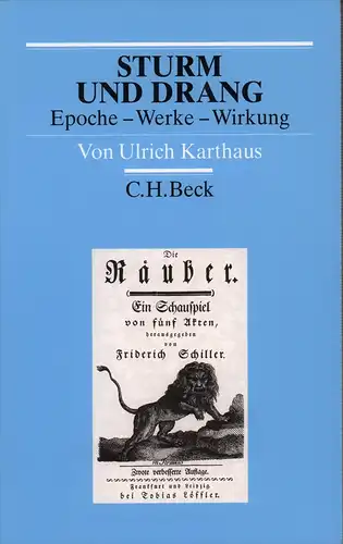 Karthaus, Ulrich: Sturm und Drang. Epoche - Werke - Wirkung. 