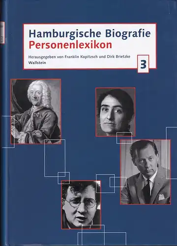Kopitzsch, Franklin / Brietzke, Dirk (Hrsg.): Hamburgische Biografie. Personenlexikon. BAND 3 (apart). 