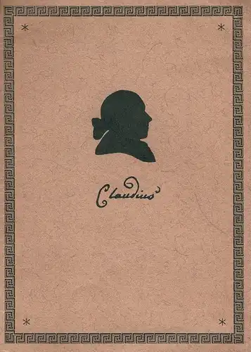 (Claudius, Matthias): Korrespondenz zwischen Fritz, seinem Vater und seiner Tante nach einer Aufführung der "Minna von Barnhelm". 