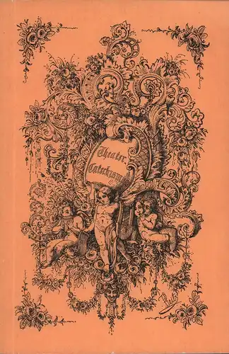 Theater Catechismus oder humoristische Erläuterung verschiedener vorzüglich im Bühnenleben üblicher Fremdwörter. Eine Toilettengabe für Freundinnen des Theaters. Mit Illustrationen, componirt u. auf Stein gezeichnet von.. 