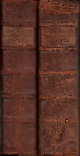 Witgeest, Simon [ermittelt]: Natürliches Zauber Buch, Oder Neu eröfneter Spielplatz rarer Künste [Erster und] Zweyter Band. In welchem nicht alleine eine Fortsetzung aller Taschen Spieler.. 