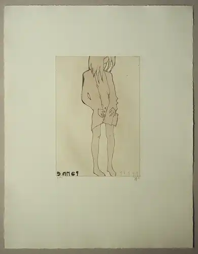 Panne. Aquatinta-Radierung auf starkem Bütten, Janssen, Horst (1929-1995)