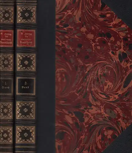 Freytag, Gustav: Die verlorene Handschrift. Roman in fünf Büchern (in 2 Bdn.). 43. Aufl. 