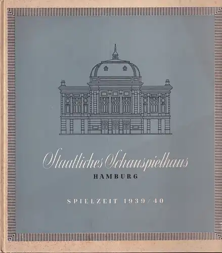 Staatliches Schauspielhaus Hamburg. Programmheft Spielzeit 1941-42. 