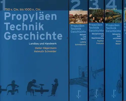 König, Wolfgang (Hrsg.): Propyläen Technikgeschichte. 5 Bde. (Unveränd. REPRINT der 1990 bis 1992 erschien. Originalausgabe). 