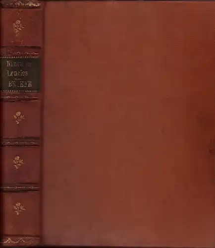 Lenclos, Ninon de.: Briefe der Ninon de Lenclos. Mit 10 Radierungen von Karl Walser. [Deutsche Übertragung von Lothar Schmidt. 2. Auflage]. 