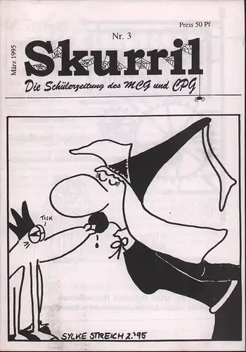 Skurril. NR. 2 / März 1995. Die Schülerzeitung des MCG und CPG. Matthias-Claudius-Gymnasium - Charlotte Paulsen-Gymnasium. 