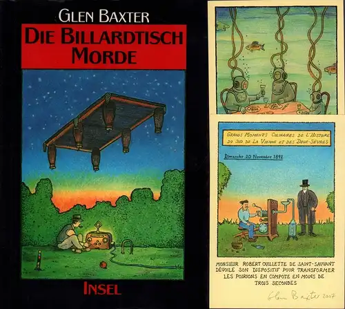 Baxter, Glen: Die Billardtisch-Morde. Ein Gladys Babbington Morton-Rätsel. Aus d. Engl. übersetzt von Christoph Groffy. 