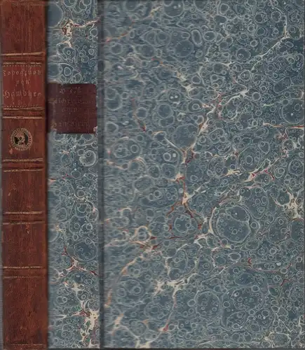 Heß, J. L. [Jonas Ludwig] von: Topographisch-politisch-historische Beschreibung der Stadt Hamburg. THEILE 1 u. 2 (von 3) in 2 Bdn. 