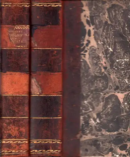 Robertson, Wilhelm [William]: Geschichte von Amerika. Aus dem Engl. übers. von Johann Friedrich Schiller. Erster [und Zeiter] Band = 2 Bde. (von 3). 