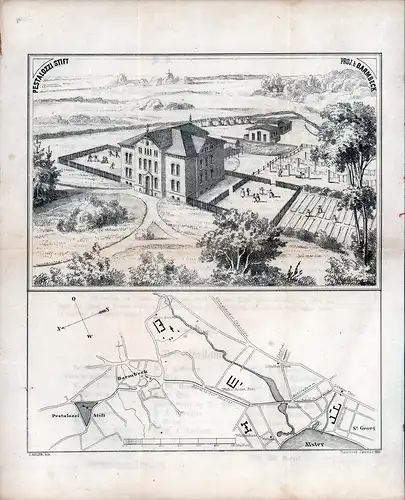 Pestalozzi Stift. Proj. b. Barmbeck [Projekt bei Barmbek]. 