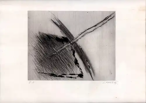 Original-Radierung, ohne Titel, Kovár, Jaroslav
