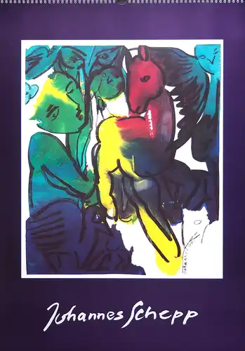 Schepp, Johannes: Johannes Schepp. Kunstkalender 1995. 