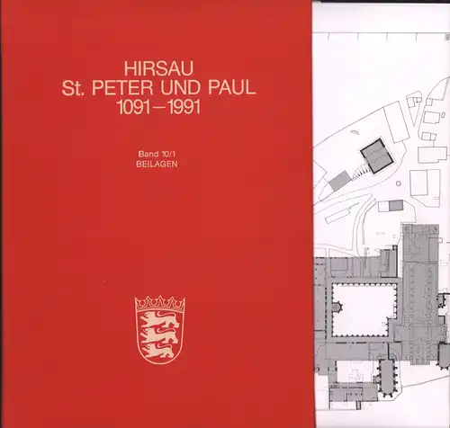 Hirsau. St. Peter und Paul 1091-1991. BAND 10/1: BEILAGEN (apart). 