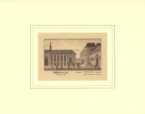 Zuchthaus vor 1842. Zinkographie