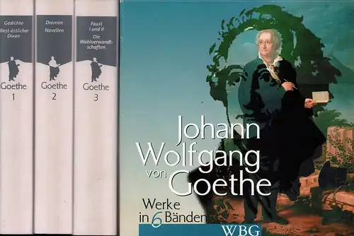 Goethe, Johann Wolfgang von: Werke [in 6 Bänden]. Jubiläumausgabe. (Hrsg. v.  Friedmar Apel, Hendrik Birus, Anne Bohnenkamp u.a.). (Lizenzausgabe d. Insel Verlags). 6 Bde. (= komplett). 