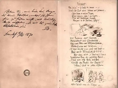 Busch, Wilhelm: Der heilige Antonius von Padua. Faksimiledruck des Original-Entwurfs. 