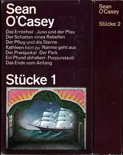 O'Casey, Sean: Stücke. Hrsg. u. mit e. Vorw. von Wolfgang Schuch. (Lizenzausg. nur für d. DDR.  2., leicht veränd. Aufl.), 2 Bde. (= komplett). 