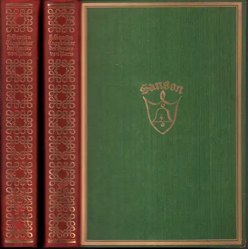 Sanson, Charles-Henri: Tagebücher der Henker von Paris 1685-1847. Nach einer zeitgenössischen deutschen Ausgabe ausgewählt von Eduard Trautner. 2 Bde. (= komplett). 