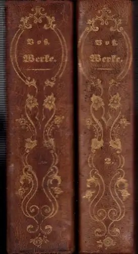 Voß, Johann Heinrich: Sämmtliche poetische Werke. 5 Bde. (in 2 Bdn.). 