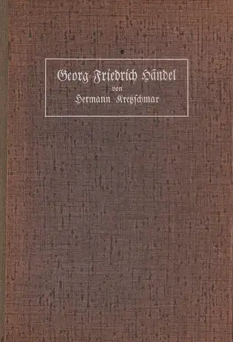 Georg Friedrich Händel, Kretzschmar, Hermann