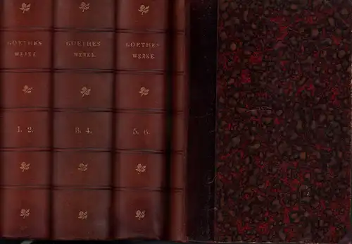 Goethe, Johann Wolfgang von: Goethes Ausgewählte Werke in acht Bänden. 4 Bde. in 8 (= komplett). 