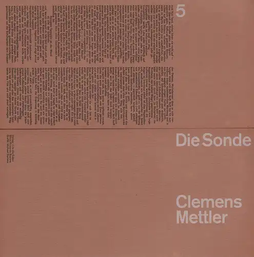 Mettler, Clemens: Die Sonde. Grafik: Michael Baviera. 