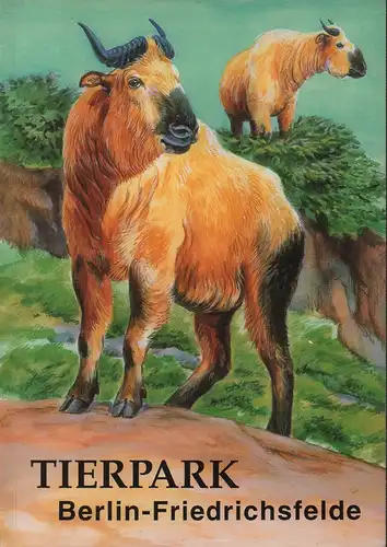 Blaszkiewitz, Bernhard: Wegweiser durch den Tierpark. Tierpark Berlin-Friedrichsfelde. AUSGABE 39. 