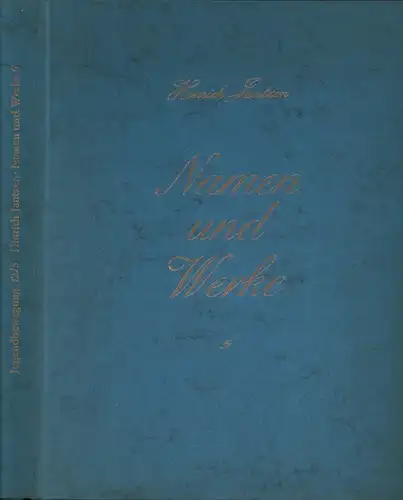 Jantzen, Hinrich: Namen und Werke. BAND 5 (von 5) apart: Biographien und Beiträge zur Soziologie der Jugendbewegung. 