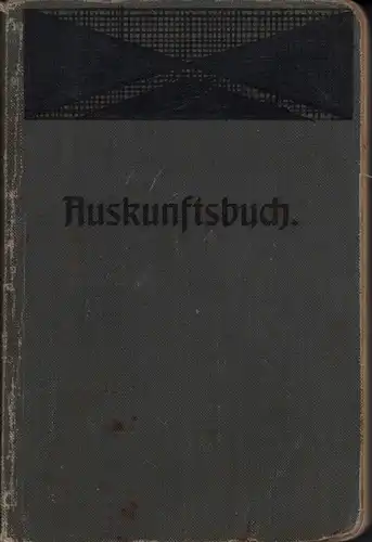 Hamburger Auskunftsbuch. [Amtliche Ausgabe der Polizeibehörde Hamburg]. 