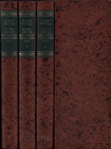 Freytag, Gustav: Bilder aus der deutschen Vergangenheit. 3 Bde. (= komplett). 