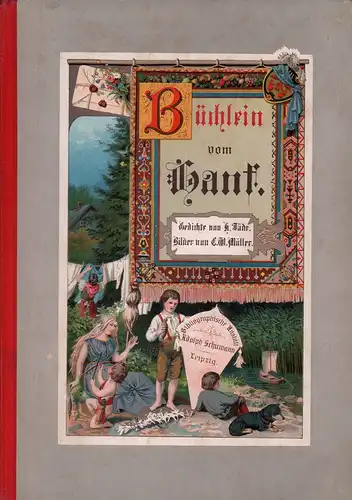 Jäde, H. [Heinrich]: Büchlein vom Hanf. Gedichte. Zeichnungen v. C. W. [Carl Wilhelm] Müller. 