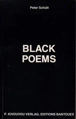 Schütt, Peter: Black poems. Illustrated by Tecla. Translated from German by Karla Rupp. 