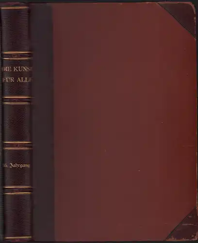 Die Kunst für Alle. JG. 35 / 1919-1920. 
